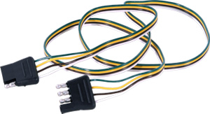 4 Way Flat Wiring - Car and Trailer Ends