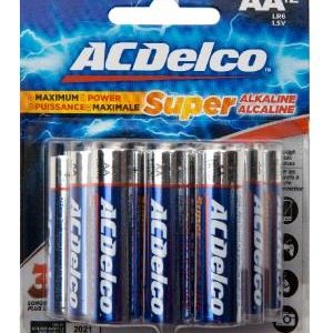 Alkaline Batteries AA Package of 12
