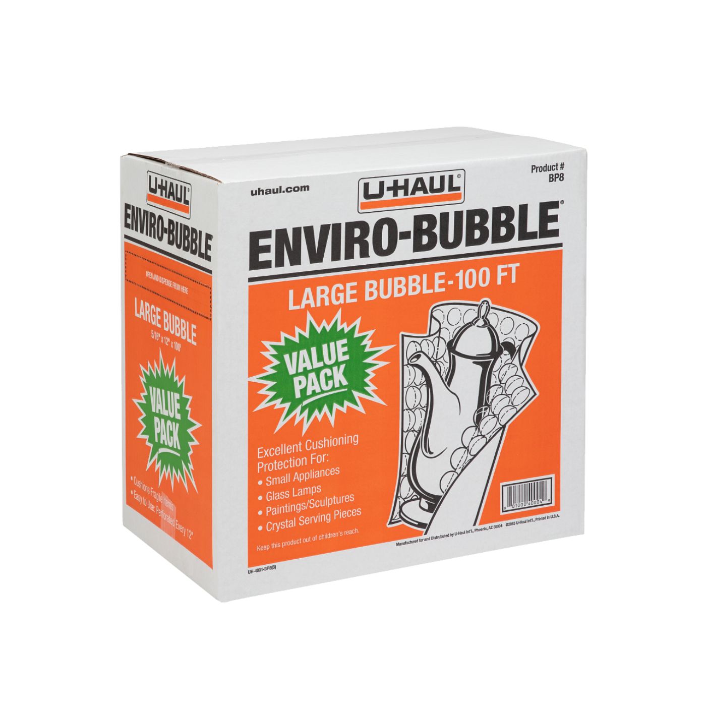 Enviro-Bubble® w/Dispenser Box (Large Bubble Size)