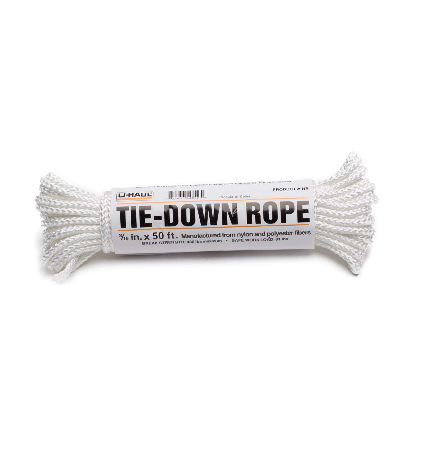 Nylon Tie-Down Rope (81-lb Workload) - 50 ft